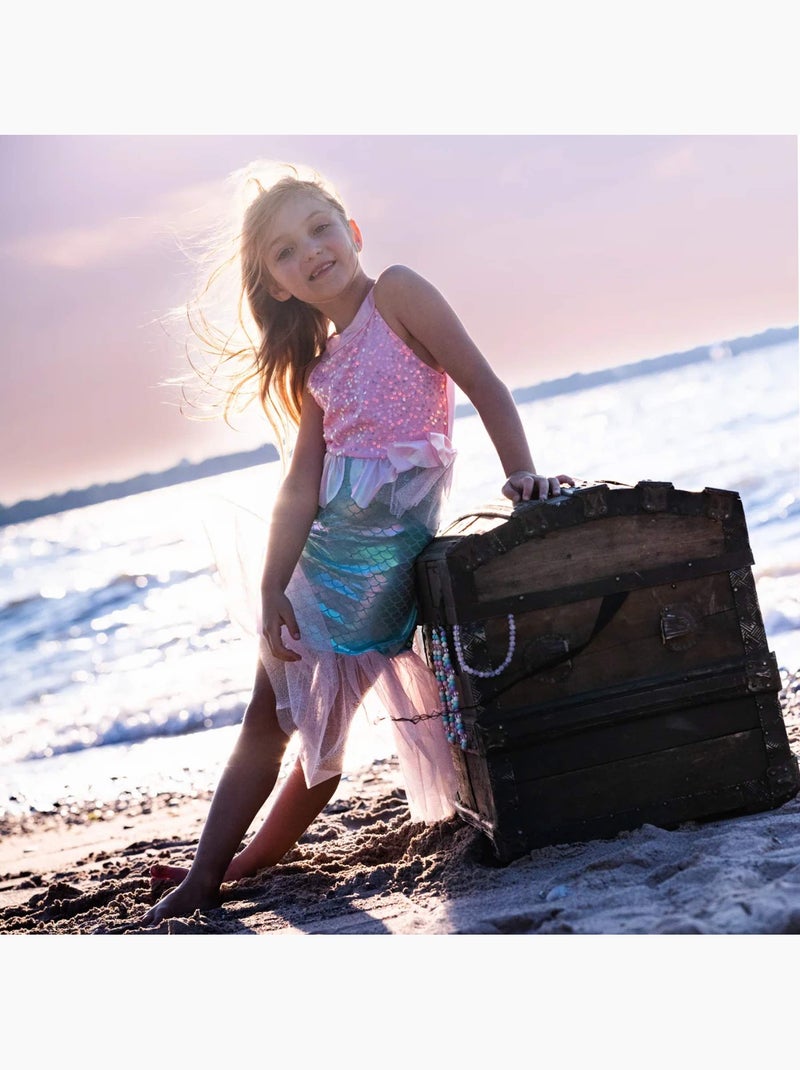 Costume da bambina - abito principessa sirena | great pretenders | great pretenders Rosa - Kiabi
