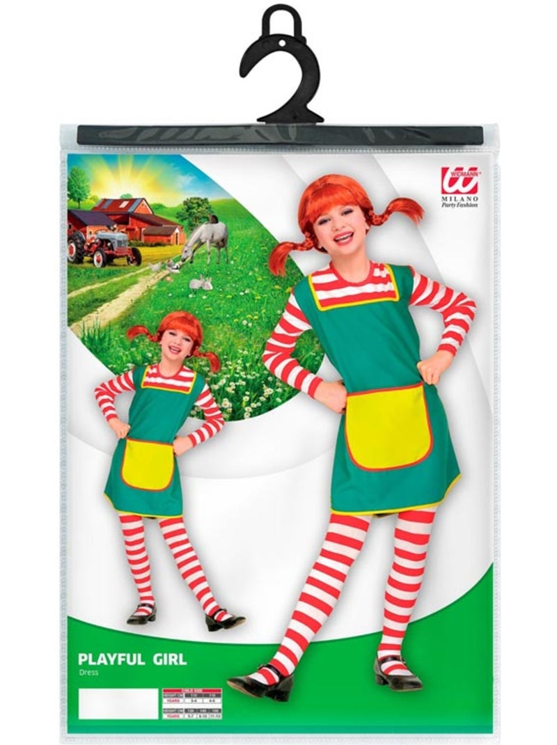 Costume da bambina giocosa a righe Multicolore - Kiabi