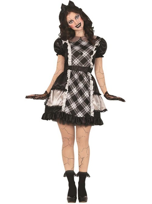 Costume da bambola di porcellana con motivo a quadri - Kiabi