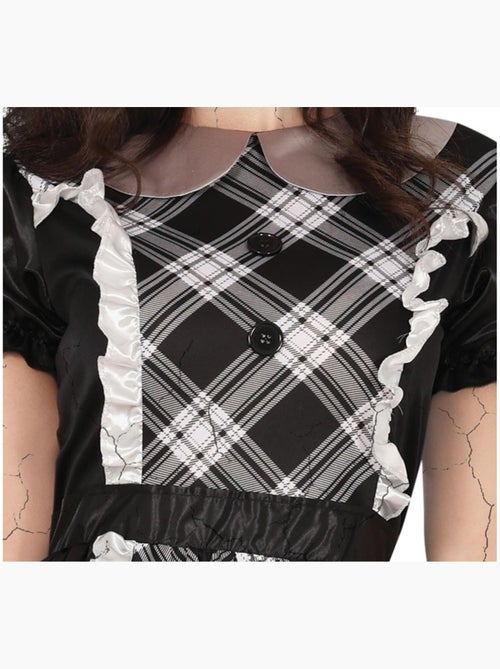 Costume da bambola di porcellana con motivo a quadri - Kiabi