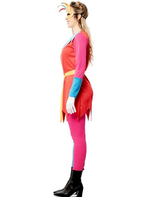 Costume da buffona con mascherina per gli occhi da donna - Kiabi