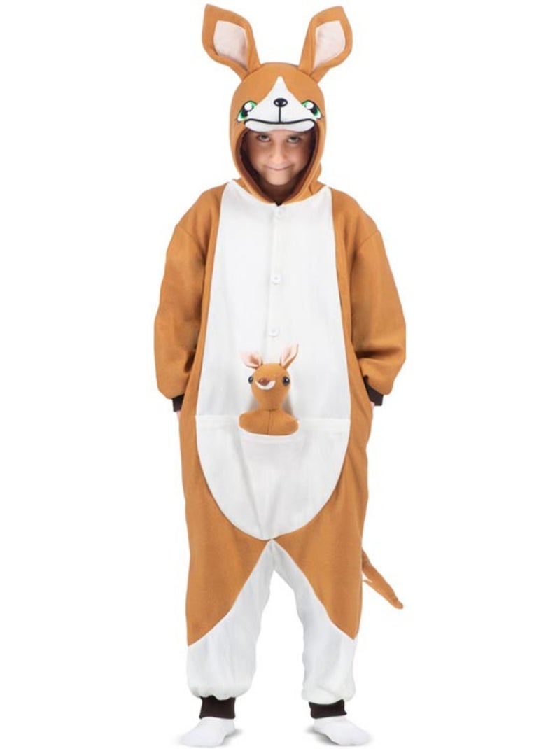 Costume da canguro o pigiama con cappuccio e peluche Multicolore - Kiabi