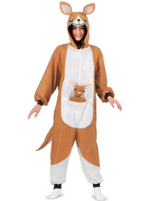 Costume da canguro o pigiama con cappuccio in peluche - Kiabi