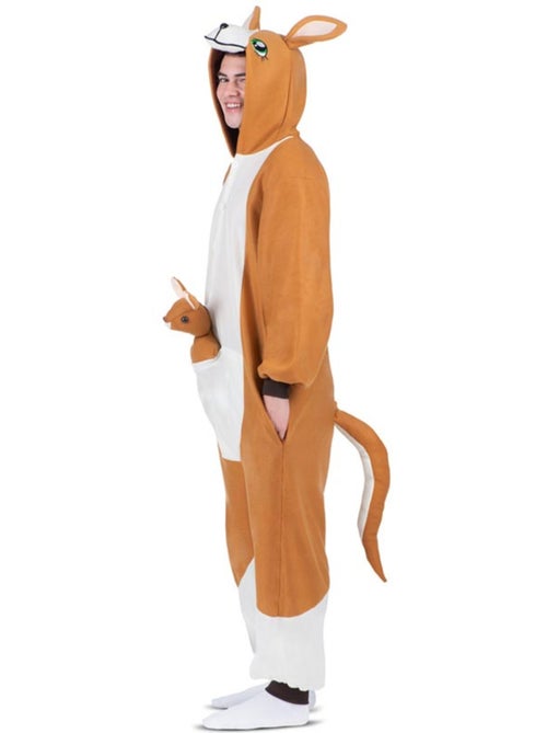 Costume da canguro o pigiama con cappuccio in peluche - Kiabi