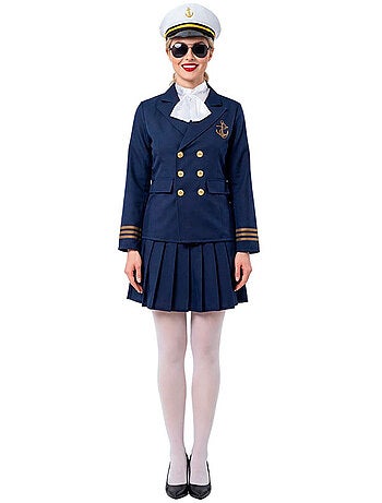 Costume da capitana di marina da donna