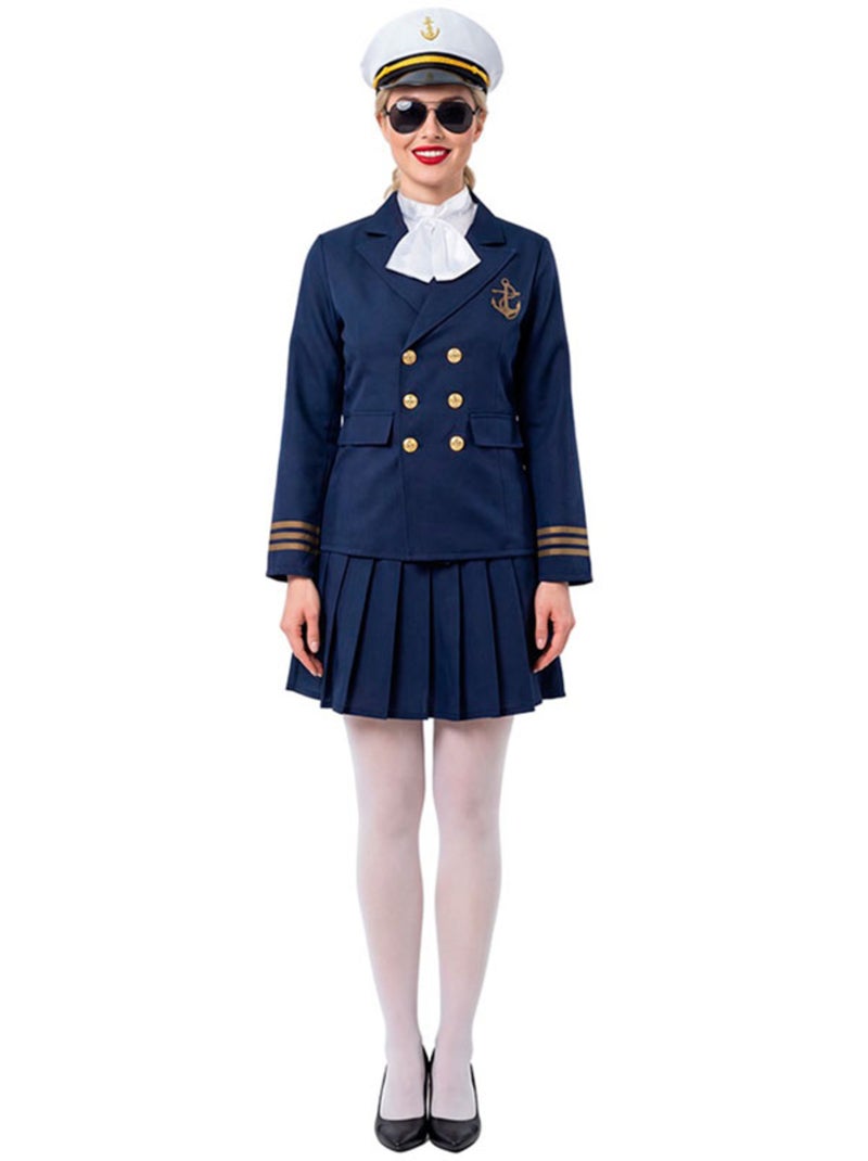Costume da capitana di marina da donna Multicolore - Kiabi