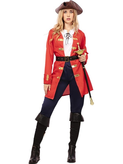 Costume da capitana pirata con cintura da donna - Kiabi