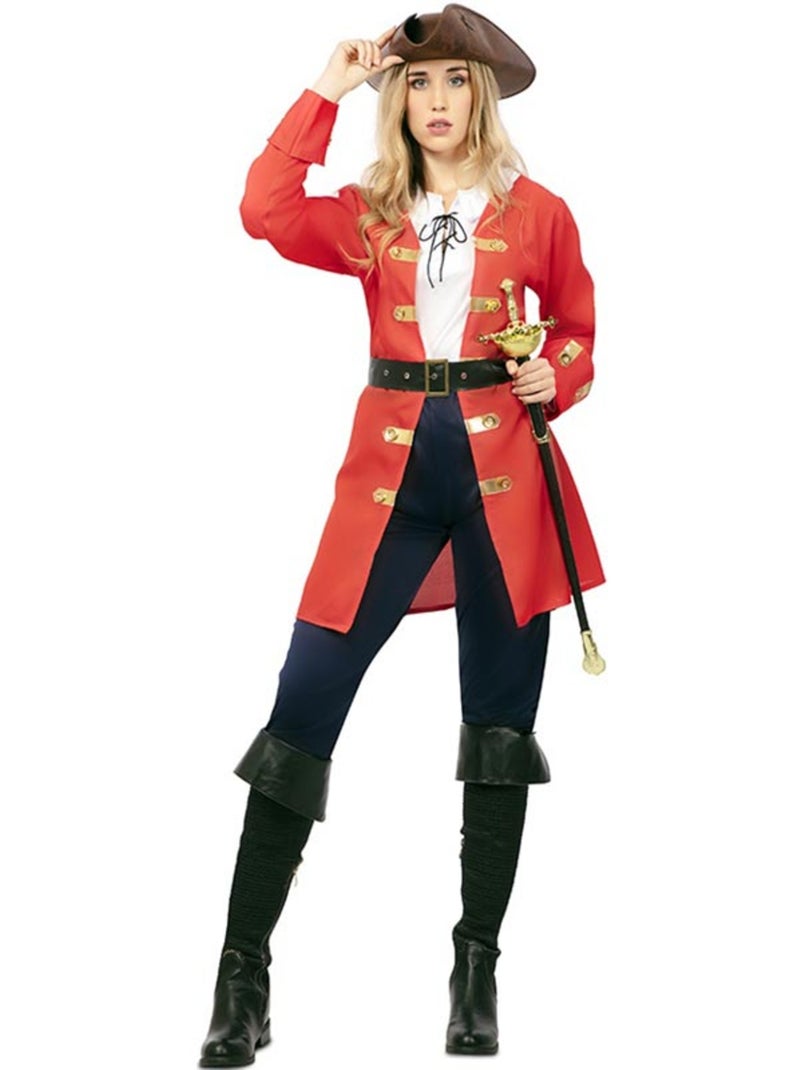 Costume da capitana pirata con cintura da donna Multicolore - Kiabi