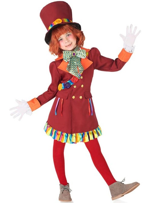 Costume da cappellaio matto bordeaux - Kiabi