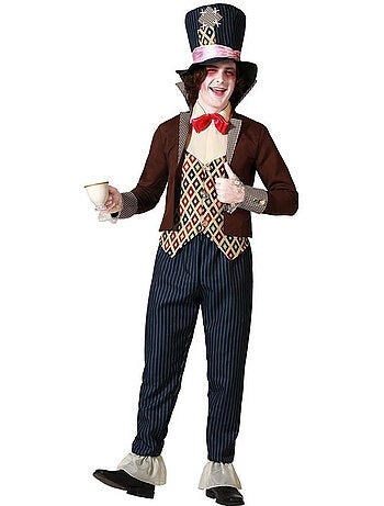 Costume da cappellaio matto con giacca da uomo
