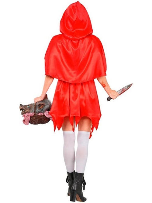 Costume da cappuccetto rosso zombie da donna - Kiabi