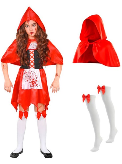 Costume da cappuccetto rosso zombie - Kiabi