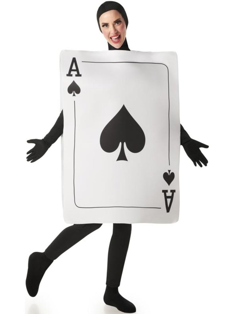 Costume da carta asso di picche per adulti Multicolore - Kiabi