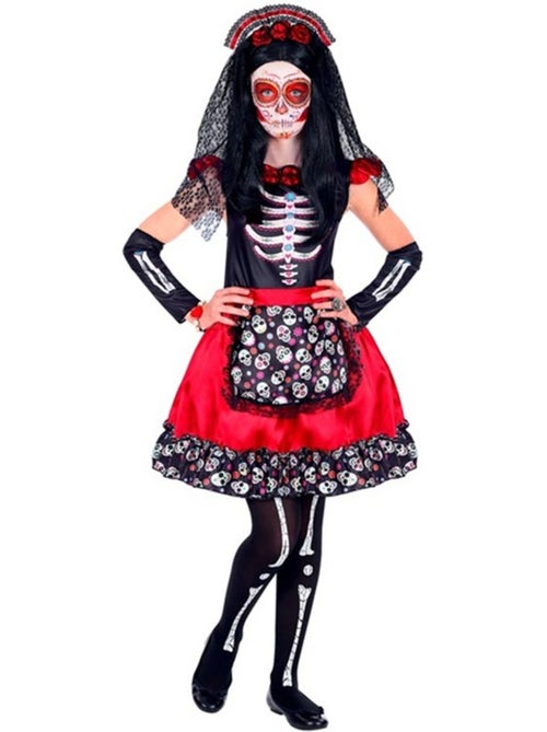 Costume da Catrina per il Giorno dei Morti con velo - Kiabi Costume da Catrina per il Giorno dei Morti con velo - Kiabi