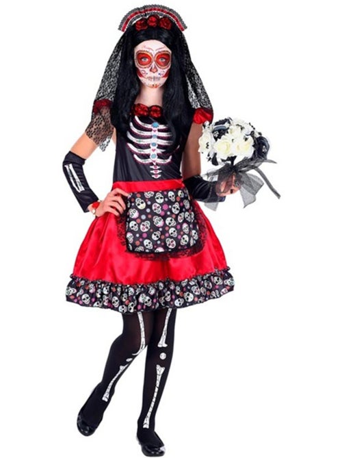 Costume da Catrina per il Giorno dei Morti con velo - Kiabi Costume da Catrina per il Giorno dei Morti con velo - Kiabi
