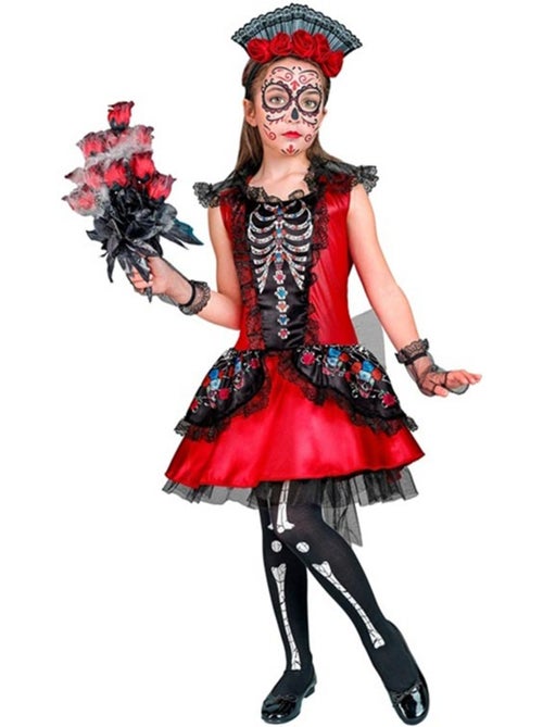 Costume da Catrina Scheletro - Kiabi