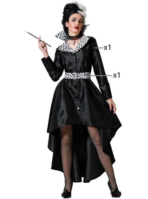 Costume da cattiva crudele da donna - Kiabi