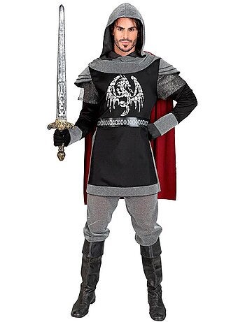 Costume da cavaliere medievale oscuro