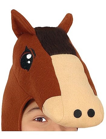 Costume da cavallo con cappuccio