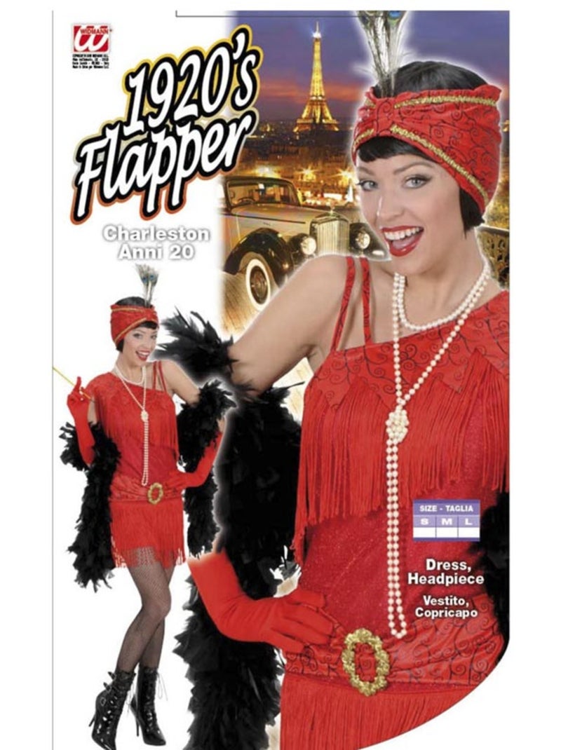 Costume da Charleston degli anni '20 con copricapo Multicolore - Kiabi