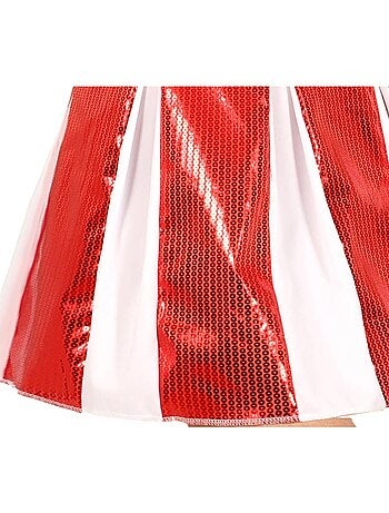 Costume da cheerleader con paillettes