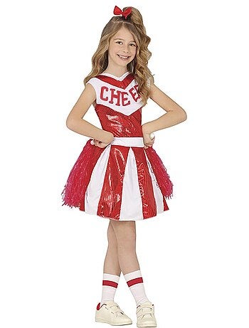 Costume da cheerleader con paillettes