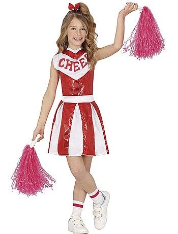 Costume da cheerleader con paillettes