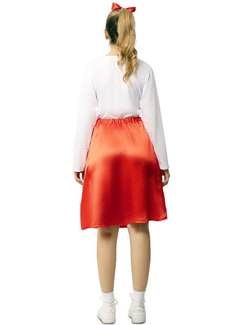 Costume da cheerleader degli anni 50 da donna Multicolore - Kiabi