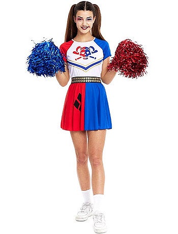 Costume da cheerleader sadica bicolore