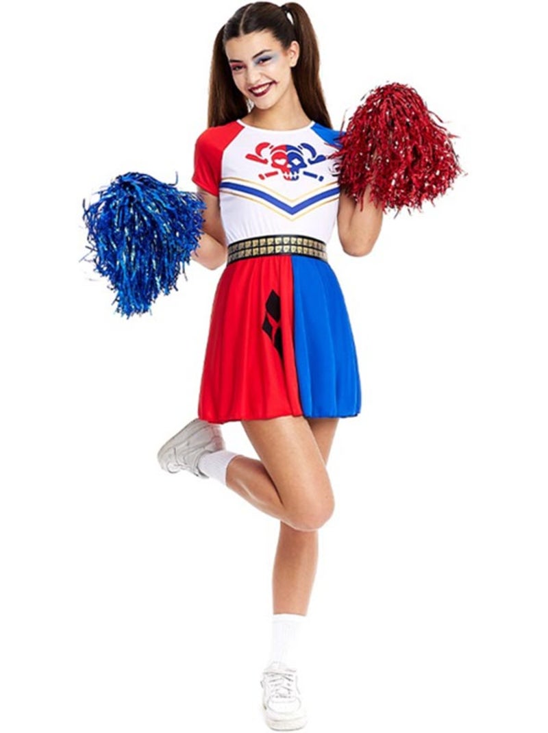Costume da cheerleader sadica bicolore Multicolore - Kiabi