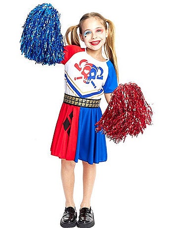 Costume da cheerleader sadica bicolore
