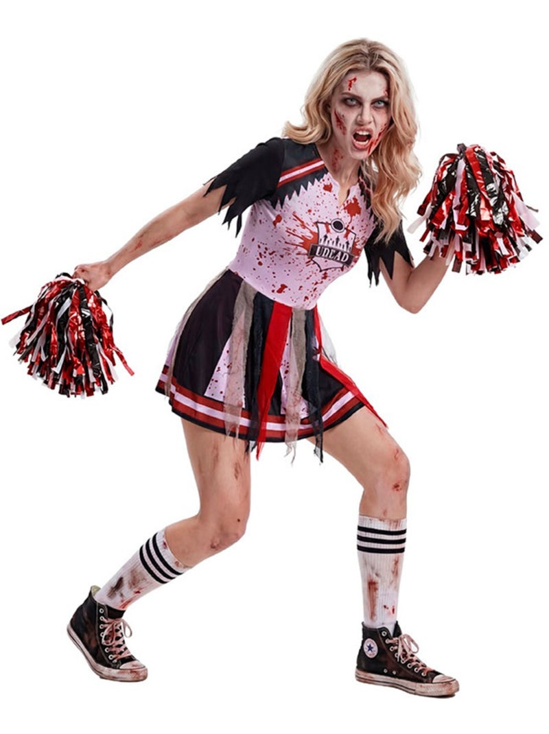Costume da cheerleader zombie da donna Multicolore - Kiabi