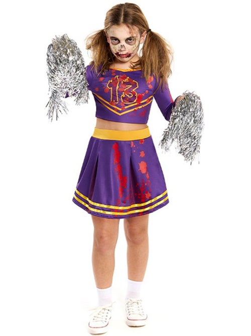 Costume da cheerleader zombie insanguinata - Kiabi