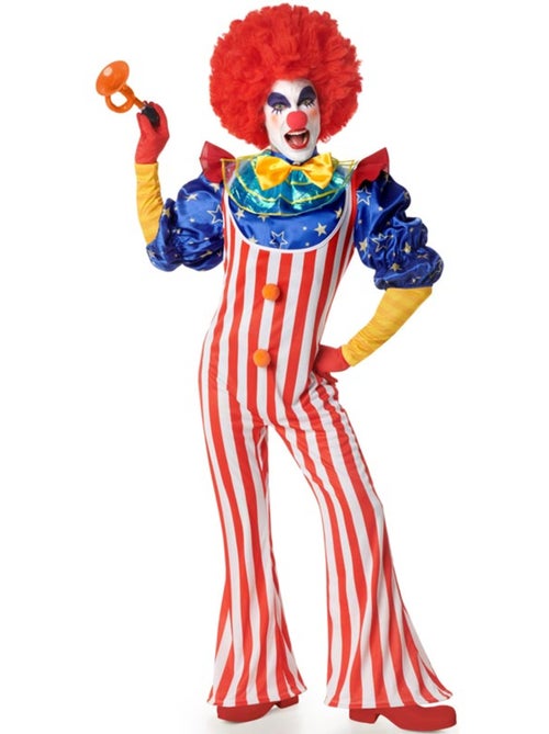 Costume da clown a righe da uomo - Kiabi