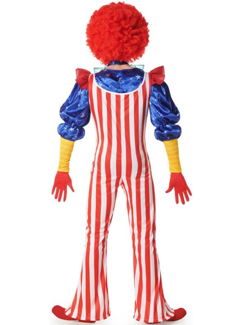 Costume da clown a righe da uomo - Kiabi