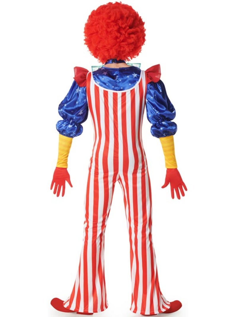 Costume da clown a righe da uomo Multicolore - Kiabi