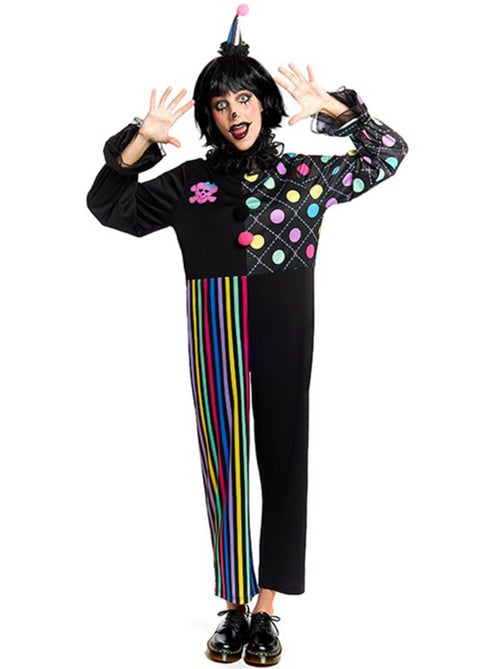 Costume da clown colorato e ombroso - Kiabi