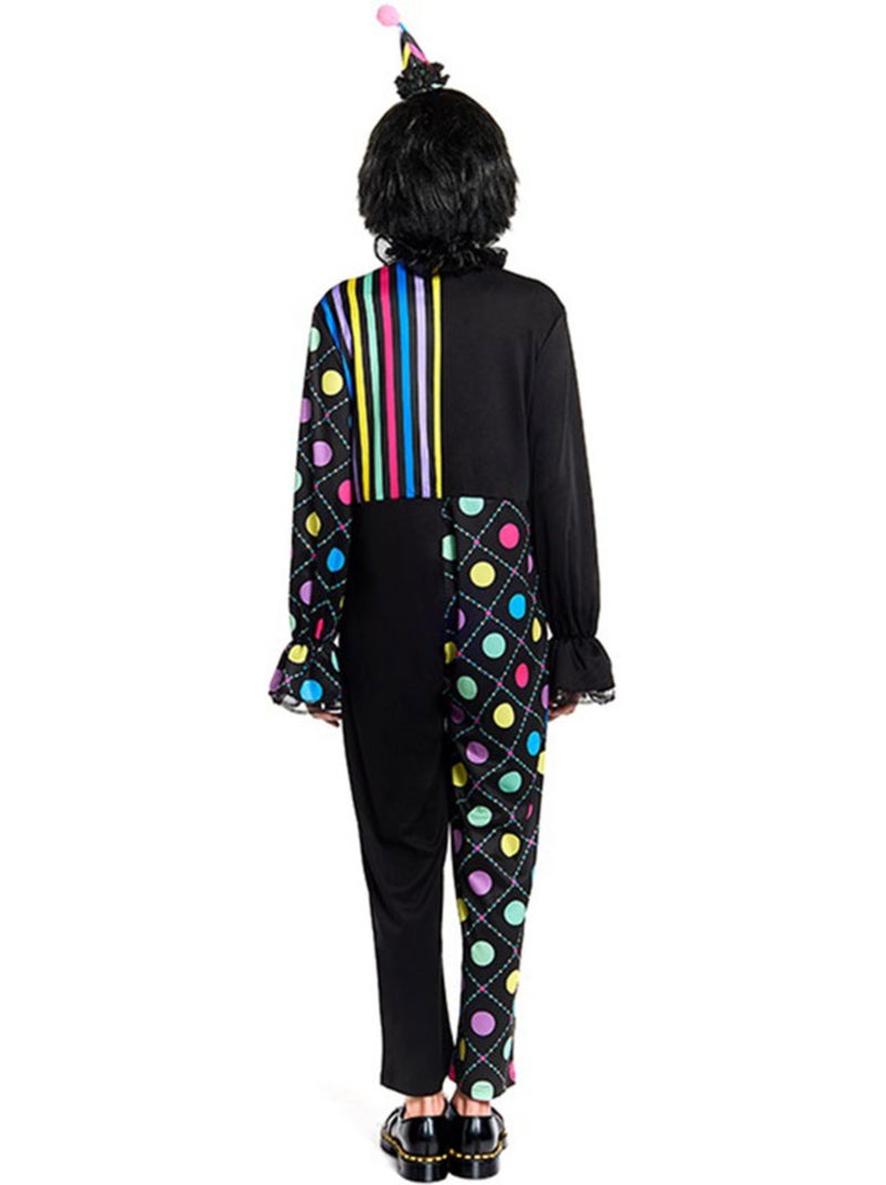 Costume da clown colorato e ombroso Multicolore - Kiabi