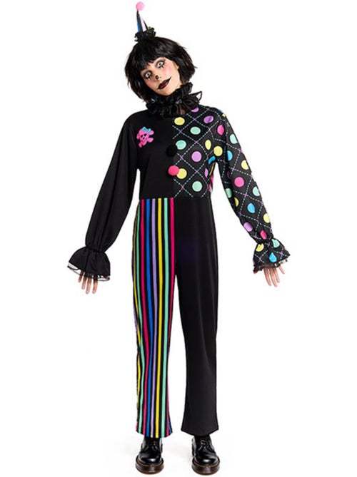Costume da clown colorato e ombroso - Kiabi