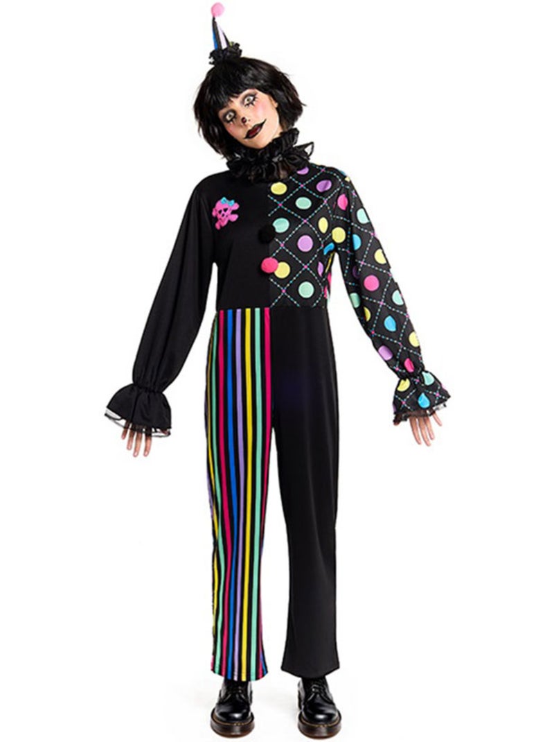 Costume da clown colorato e ombroso Multicolore - Kiabi
