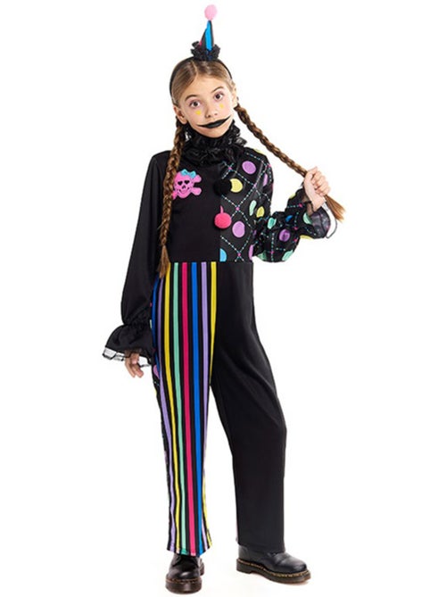 Costume da clown colorato e ombroso - Kiabi