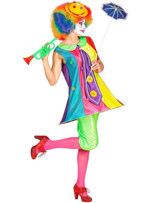 Costume da clown colorato - Kiabi