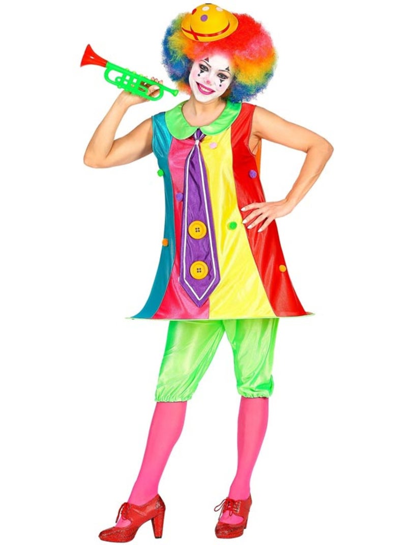 Costume da clown colorato Multicolore - Kiabi