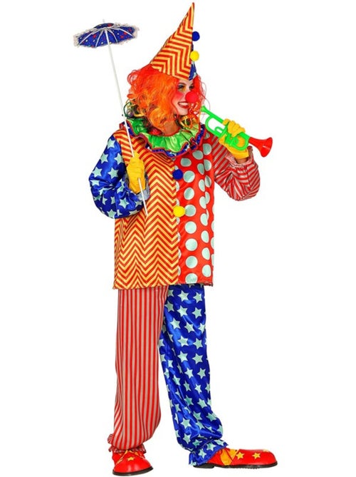 Costume da clown colorato - Kiabi