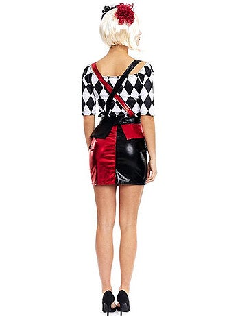 Costume da clown di diamanti