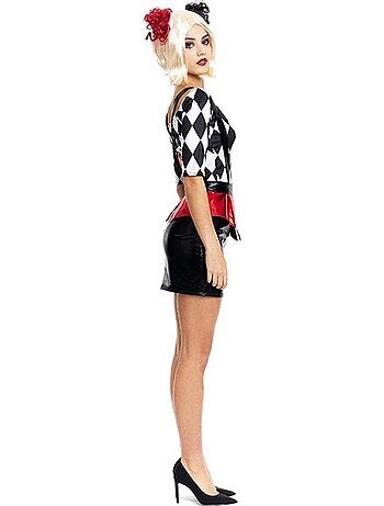 Costume da clown di diamanti