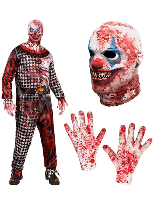 Costume da clown malvagio facile e veloce - Kiabi