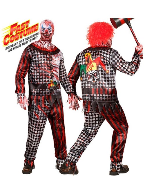 Costume da clown malvagio facile e veloce - Kiabi