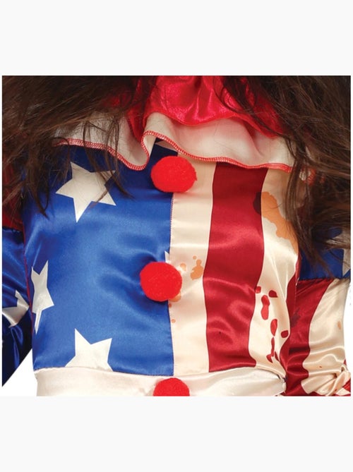 Costume da clown patriota insanguinato - Kiabi