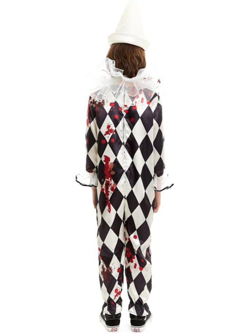 Costume da clown Pierrot assassino con cappello Multicolore - Kiabi